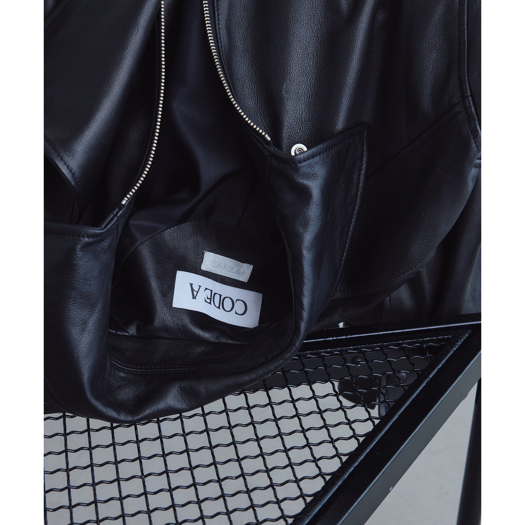 CODE A「UKI UKI＊CODE A｜leather blouson」|ブルゾン・スタジャン|