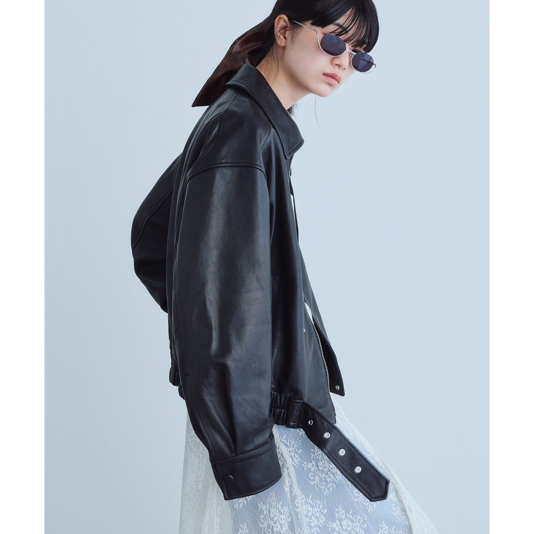 CODE A「UKI UKI＊CODE A｜leather blouson」|ブルゾン・スタジャン|