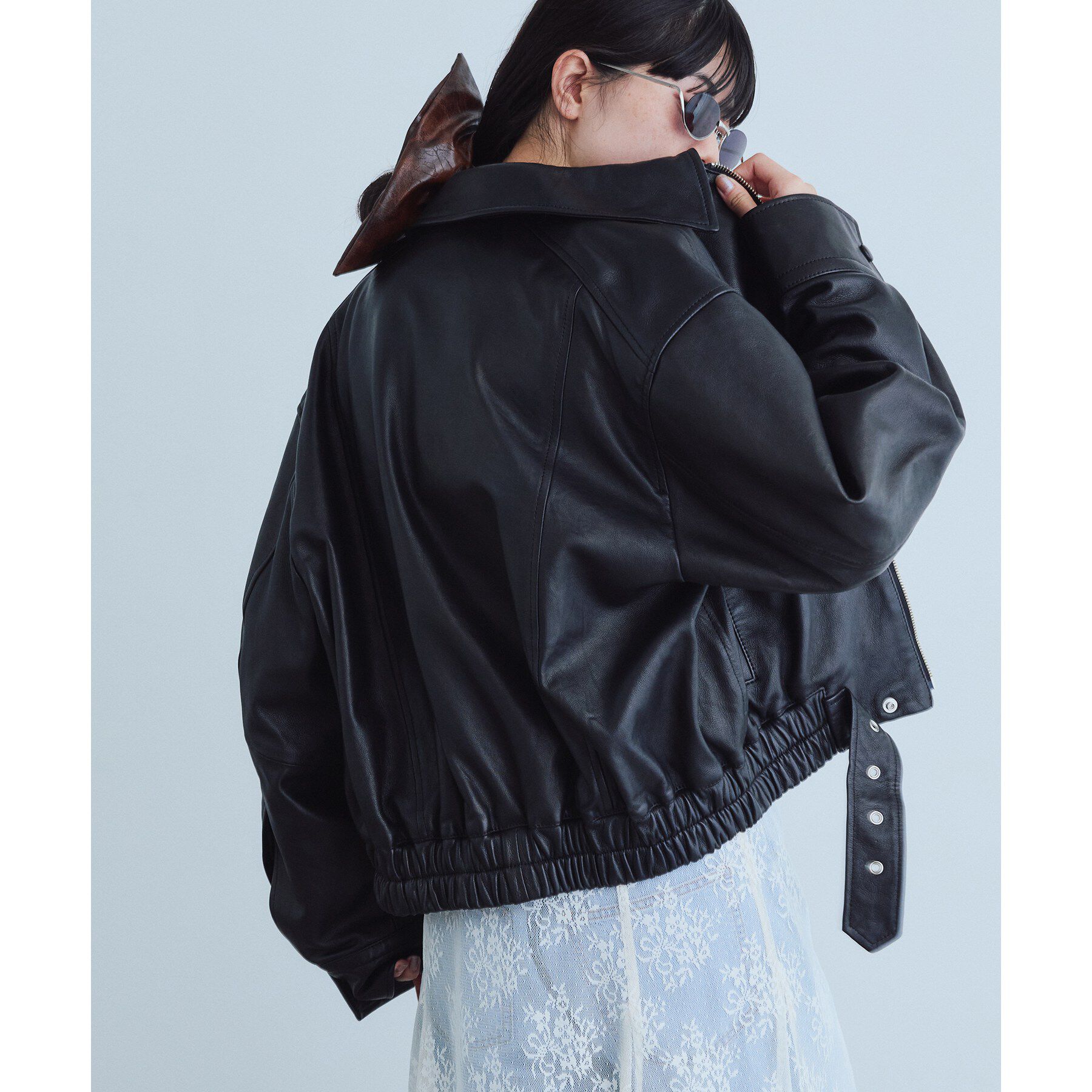 CODE A「UKI UKI＊CODE A｜leather blouson」|ブルゾン・スタジャン|