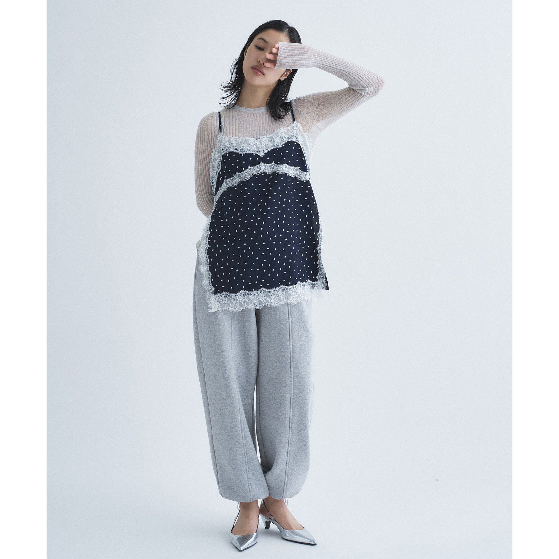 CODE A「sheer mohair pullover」|ニット・セーター|