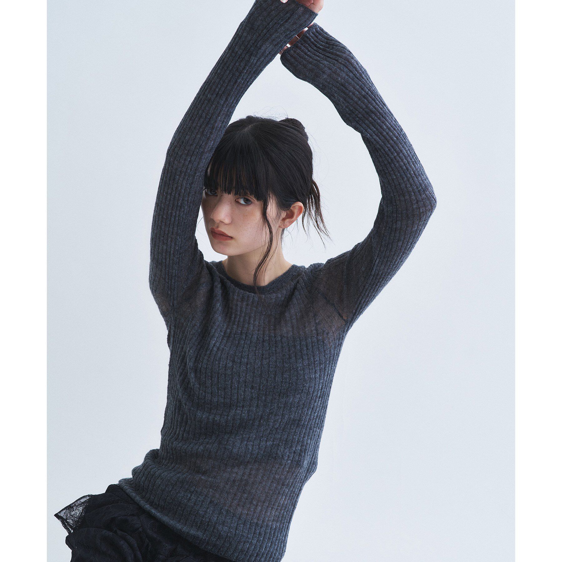 CODE A「sheer mohair pullover」|ニット・セーター|
