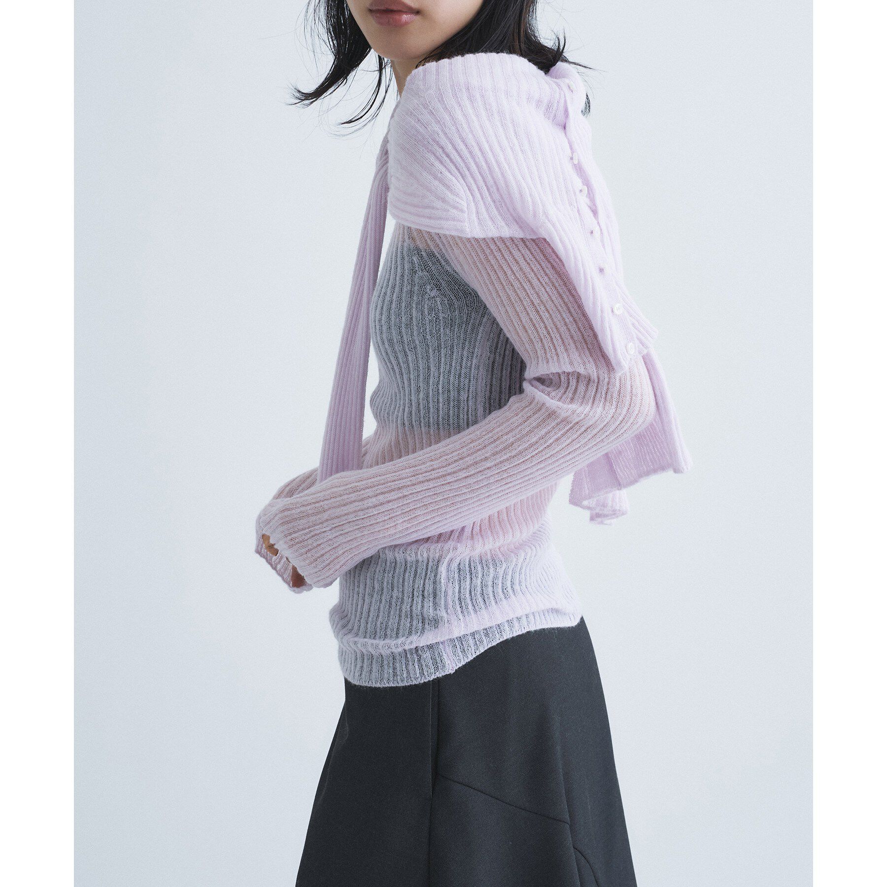 CODE A「sheer mohair pullover」|ニット・セーター|