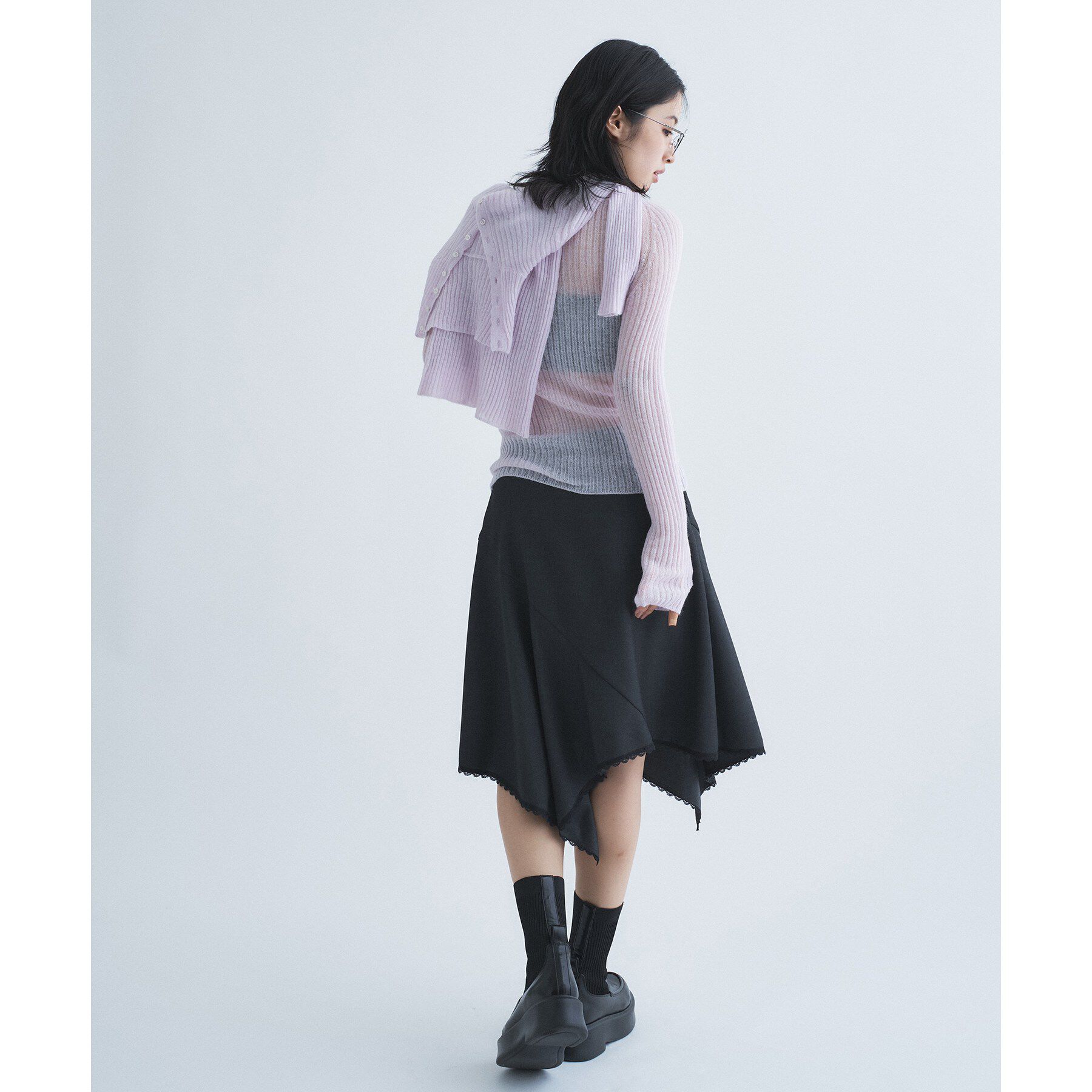 CODE A「sheer mohair pullover」|ニット・セーター|