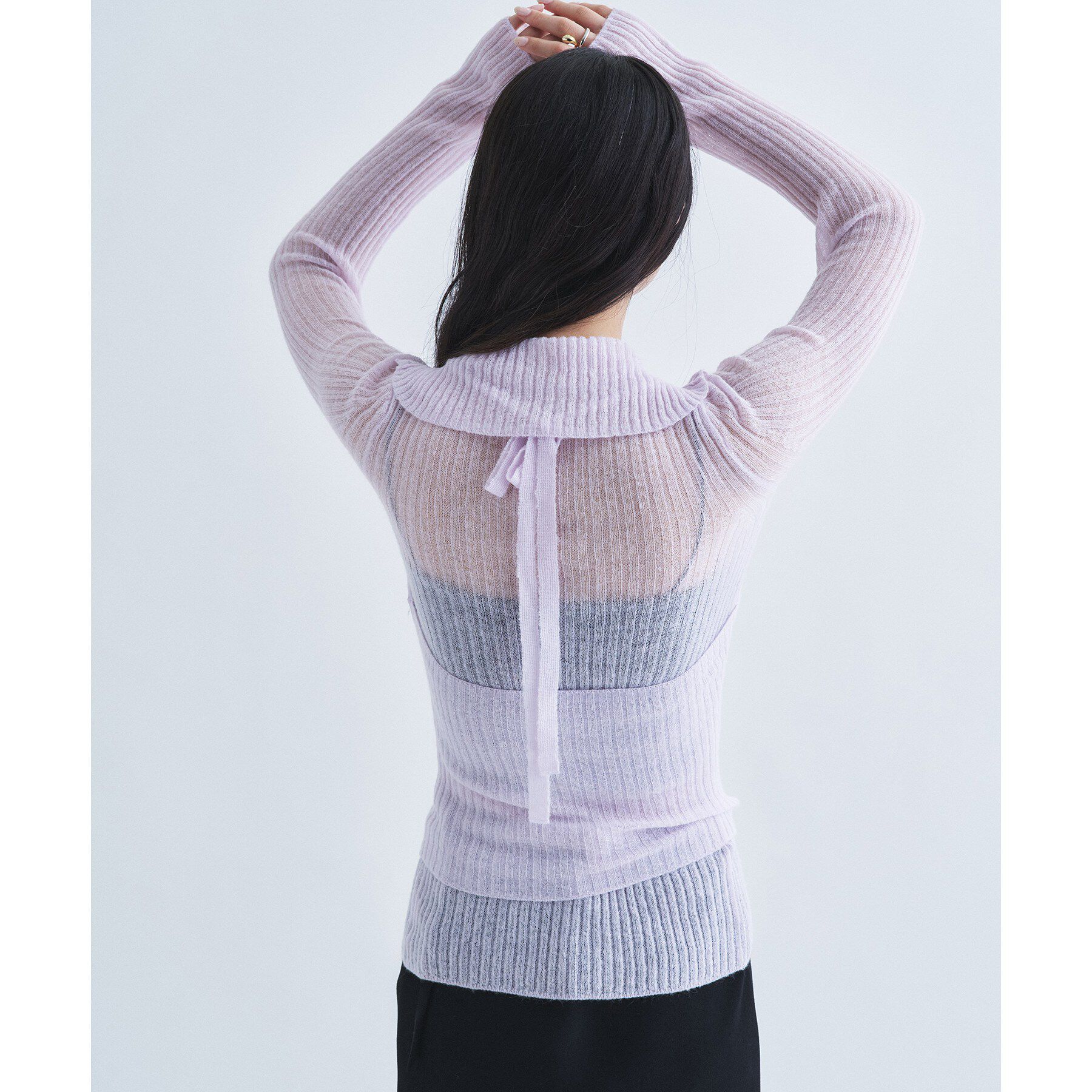 CODE A「sheer mohair cami」|ニット・セーター|