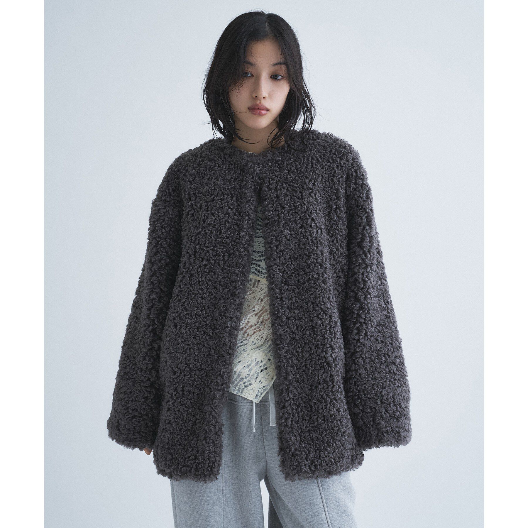 CODE A「veil lace asymmetry top」|Tシャツ・カットソー|