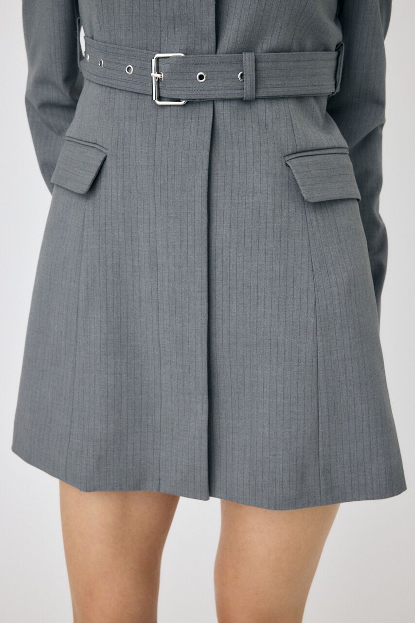 MOUSSY「LONG SLEEVE BLAZER ミニドレス」|ワンピース|