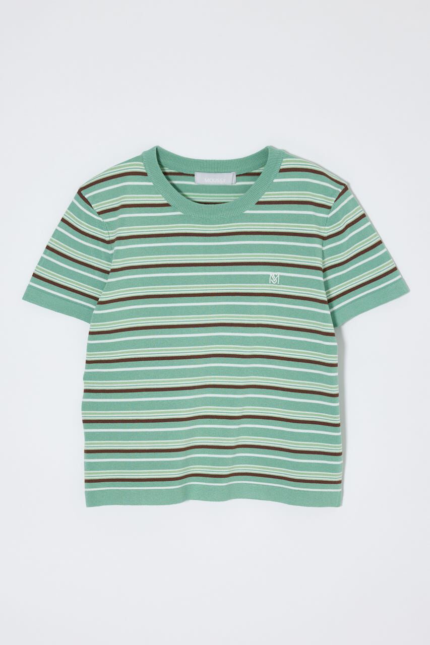 MOUSSY「MULTI BORDER BABY ティ」|ニット・セーター|