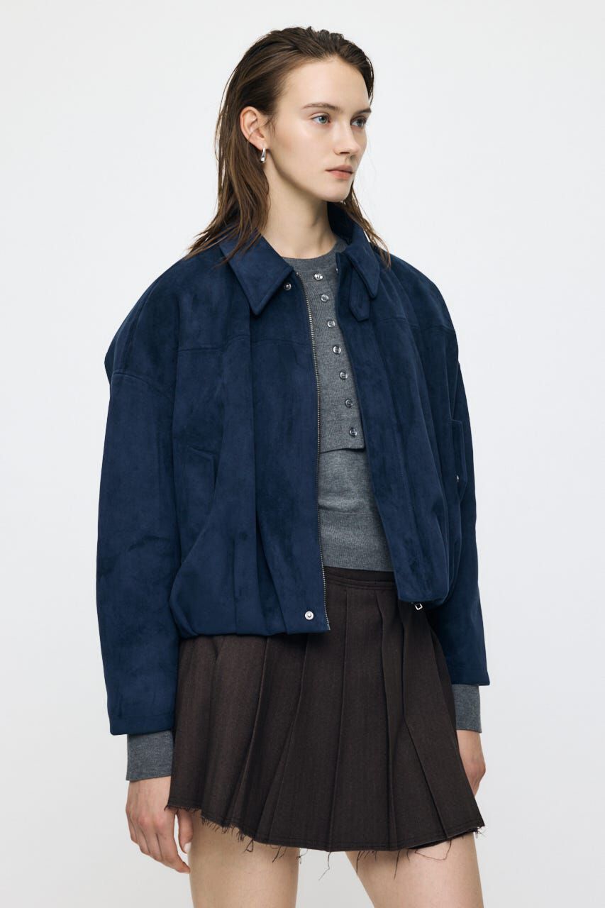 MOUSSY「F/SUEDE PUFFER ブルゾン」|ブルゾン・スタジャン|