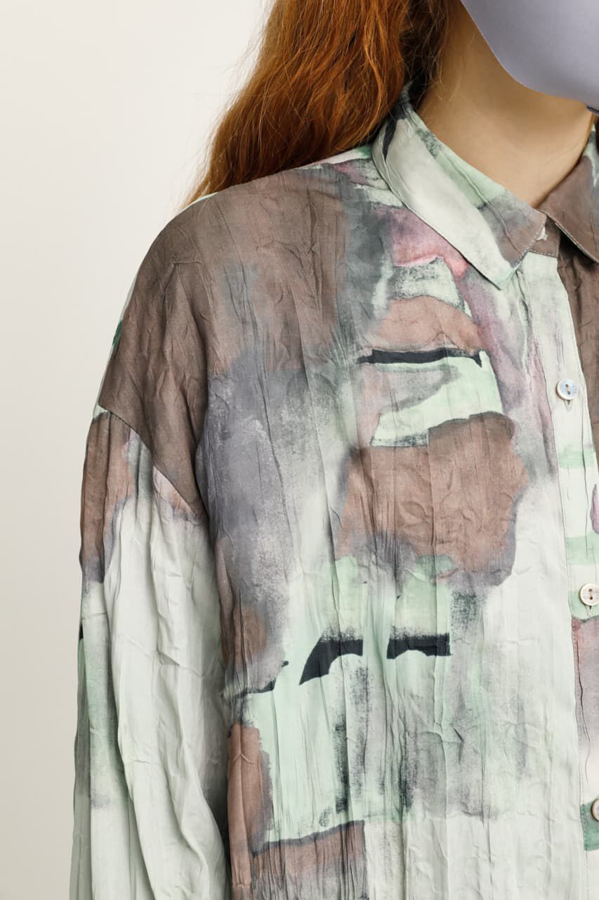 SLY「MUSS PAINT WRINKLE シャツ」|シャツ・ブラウス|