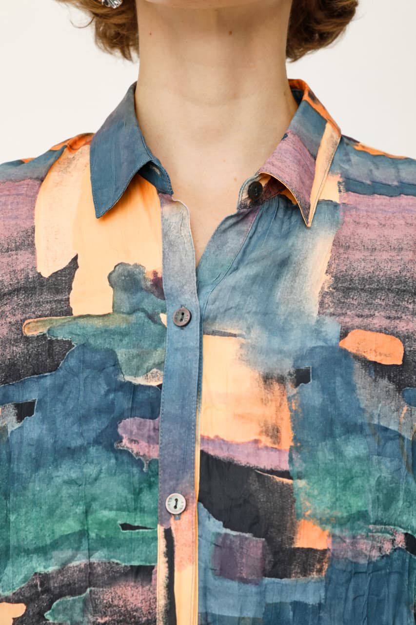SLY「MUSS PAINT WRINKLE シャツ」|シャツ・ブラウス|