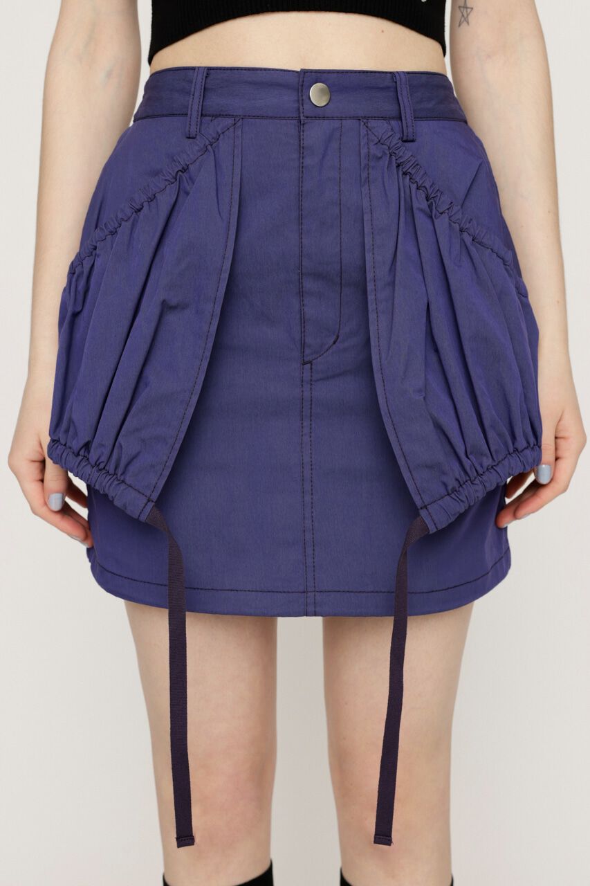 SLY「SHIRRING PK ショートスカート」|スカート|