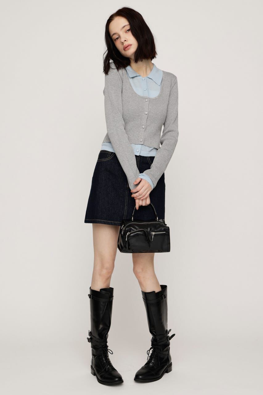 SLY「LAYERED LIKE KNIT トップス」|ニット・セーター|