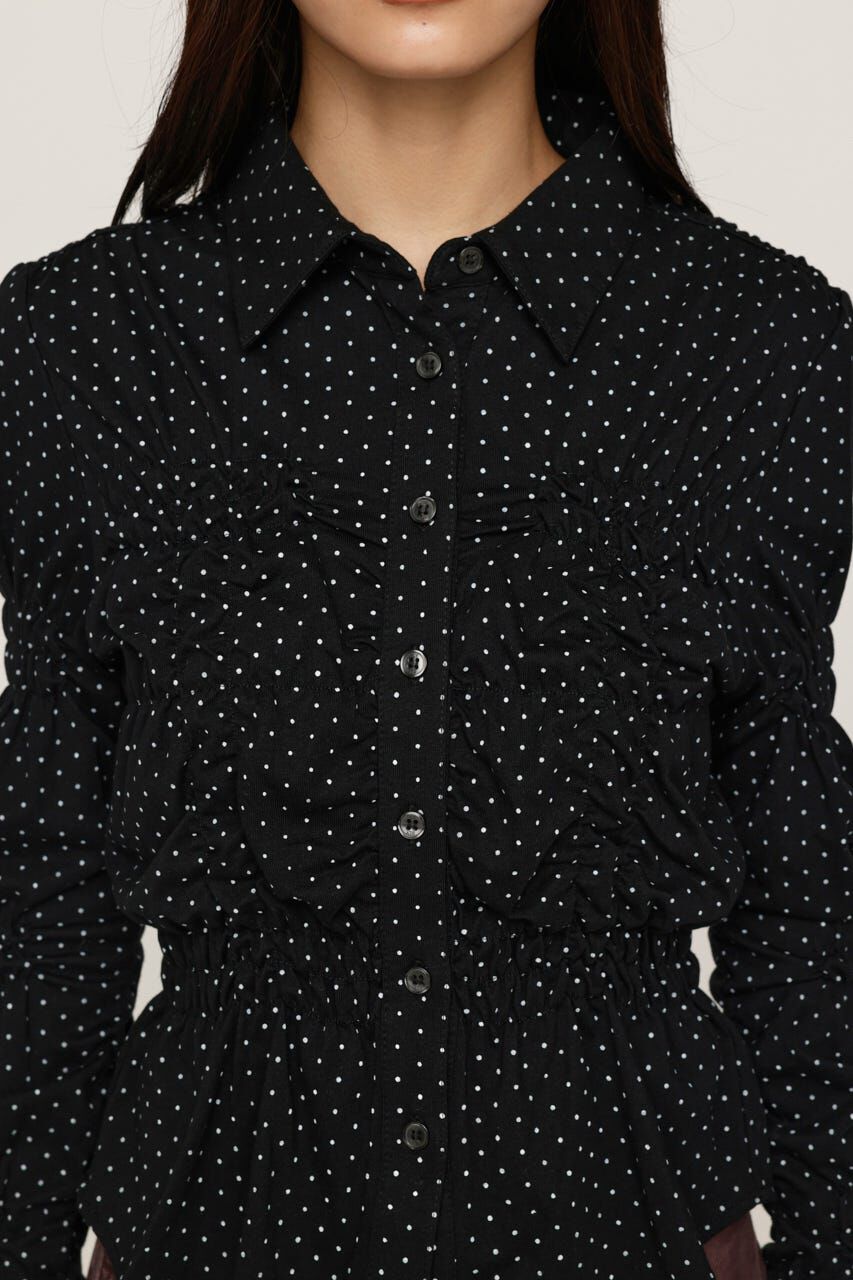 SLY「RANDOM SHIRRING CUT トップス」|シャツ・ブラウス|