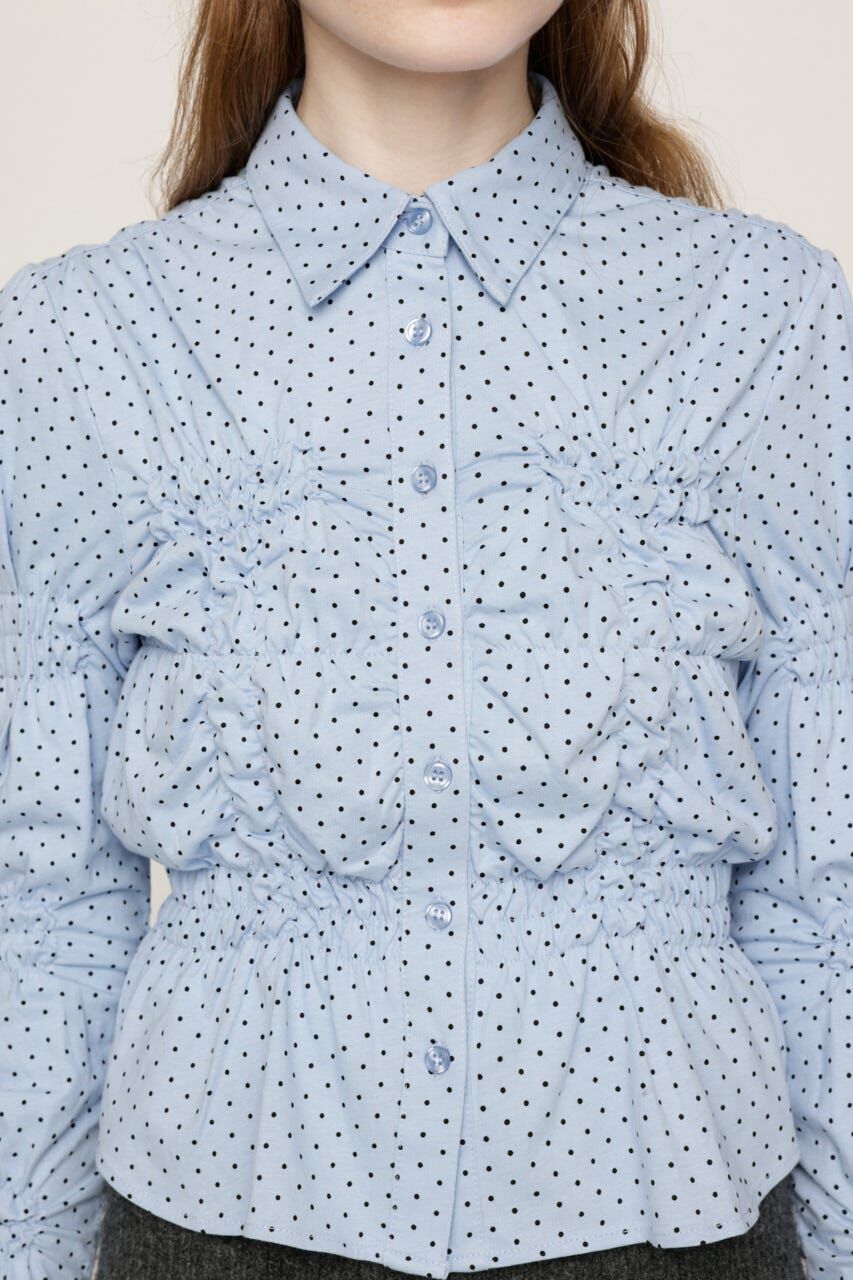 SLY「RANDOM SHIRRING CUT トップス」|シャツ・ブラウス|