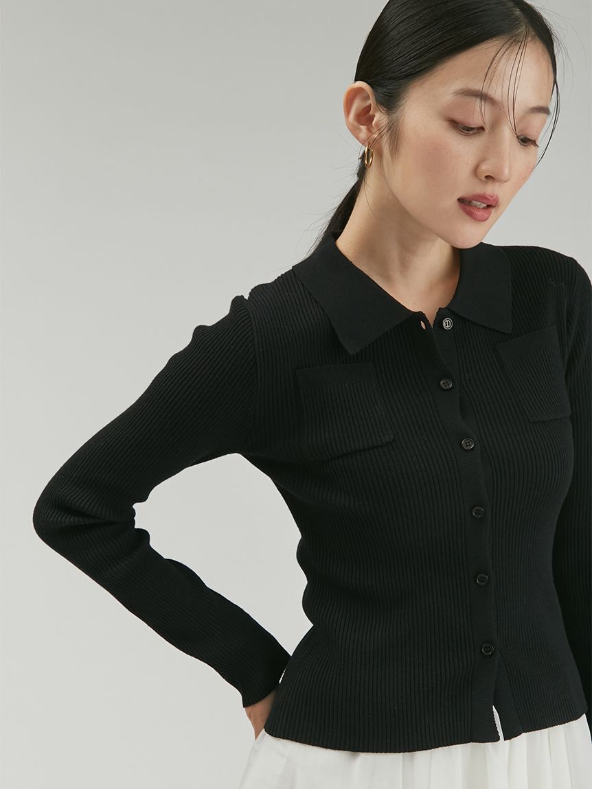 Mila Owen「ポロニット&times;シアースカートSET UP」|ワンピース|