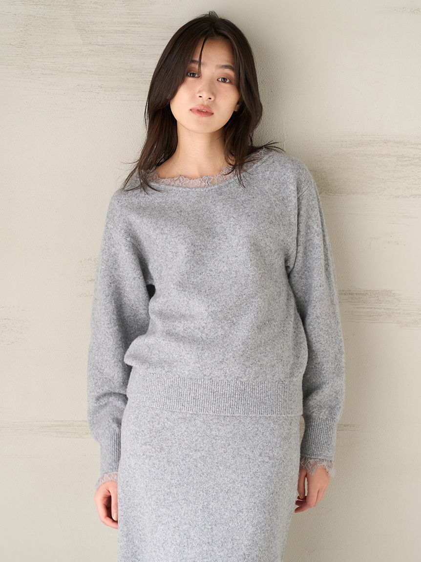 Mila Owen「レースニットセットアップ」|ワンピース|