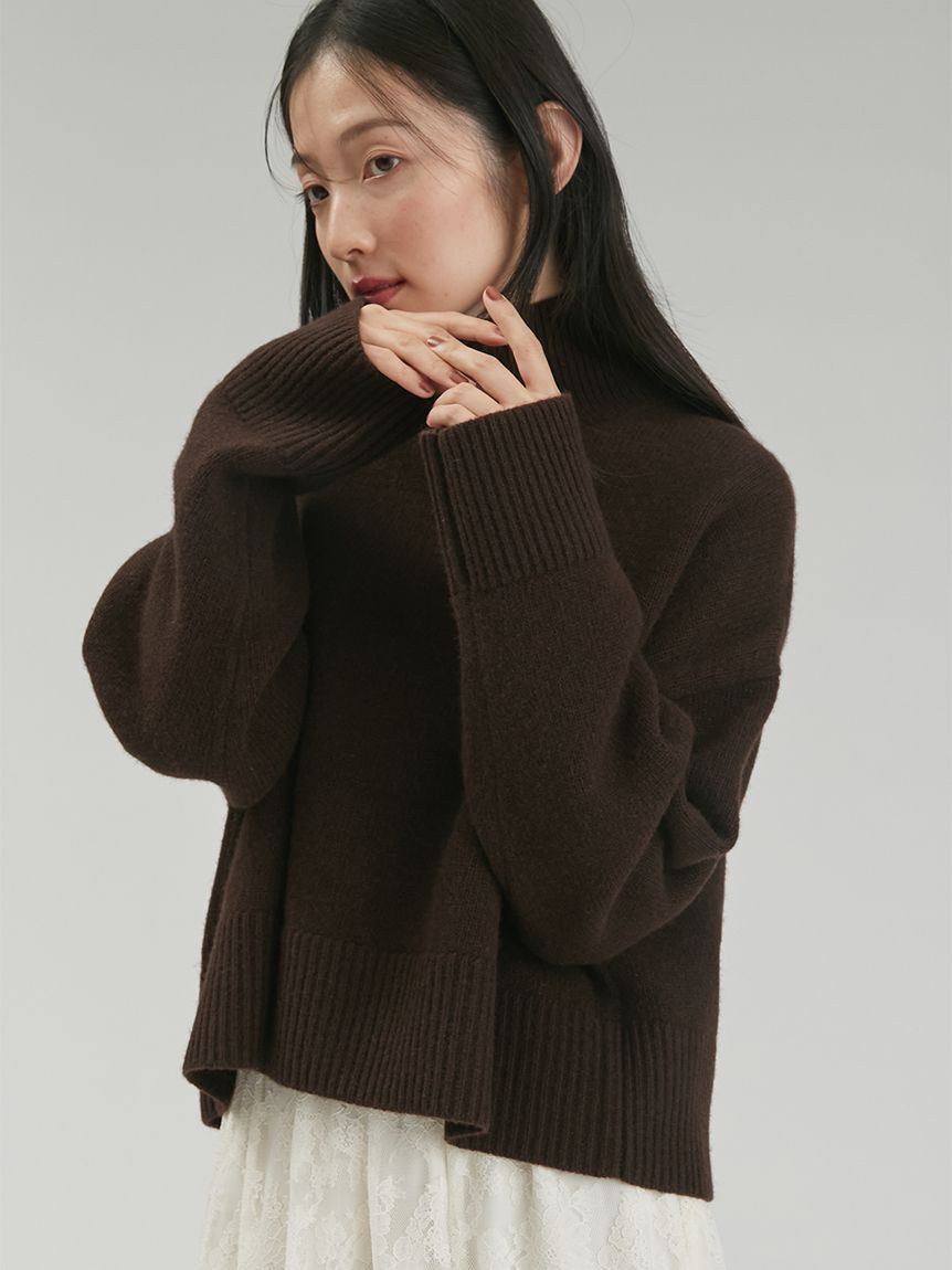 Mila Owen「ウールカシミヤタートルネックニット」|ニット・セーター|
