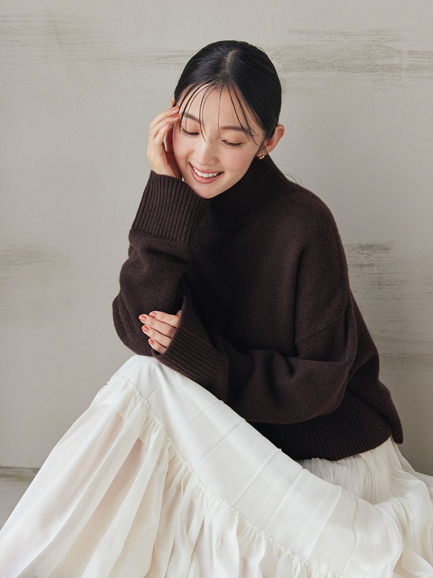 Mila Owen「ウールカシミヤタートルネックニット」|ニット・セーター|BRW