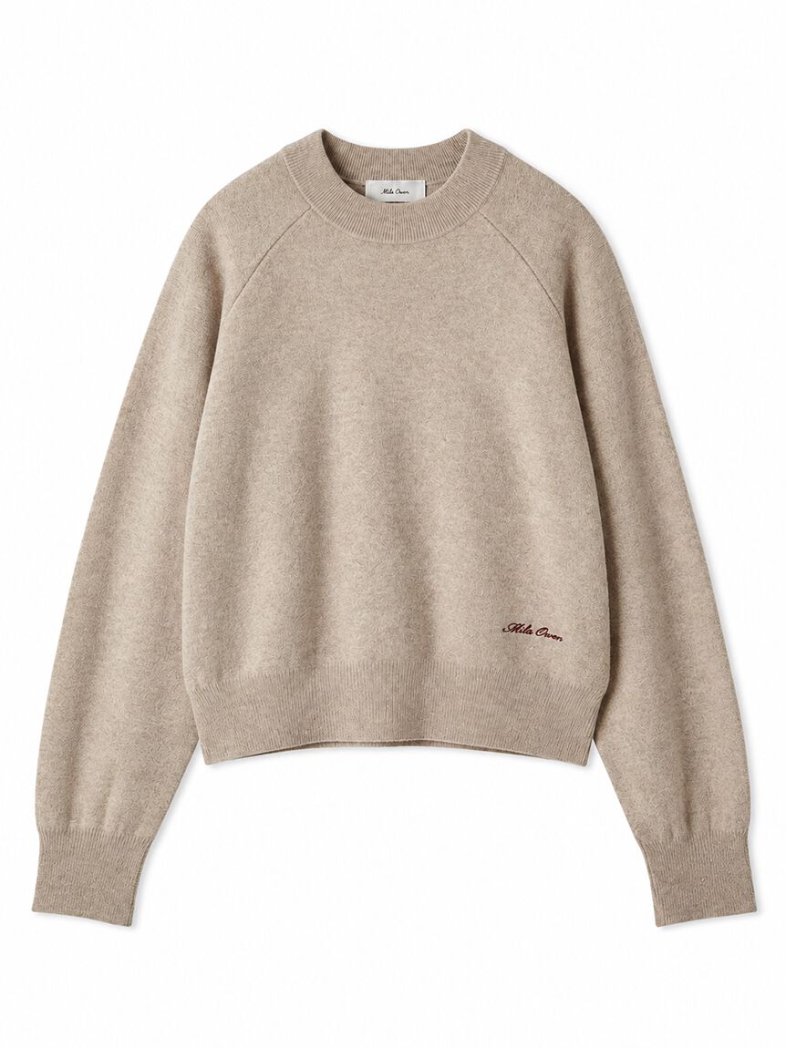 Mila Owen「Wool100％クルーネックショート丈ニット」|ニット・セーター|