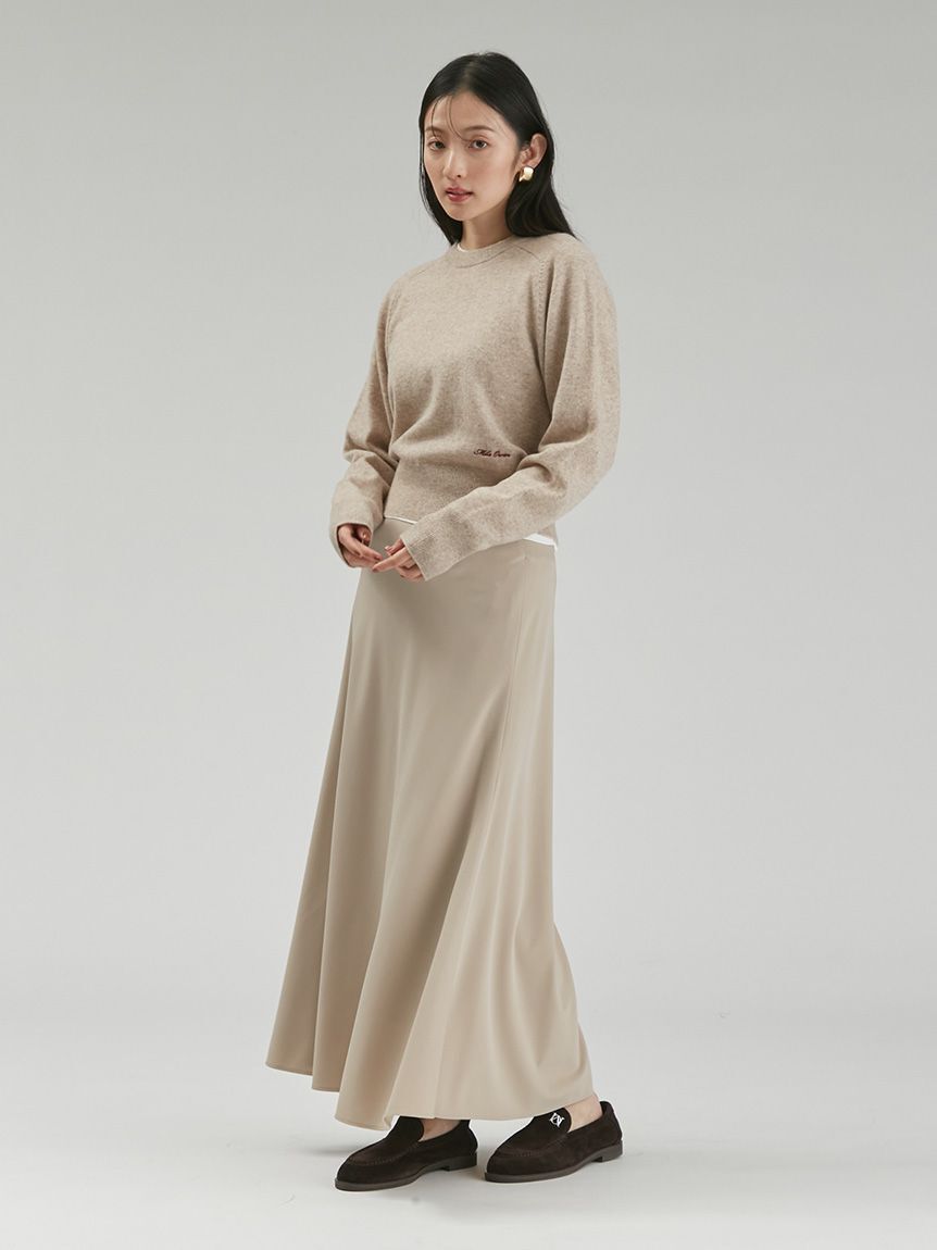 Mila Owen「Wool100％クルーネックショート丈ニット」|ニット・セーター|