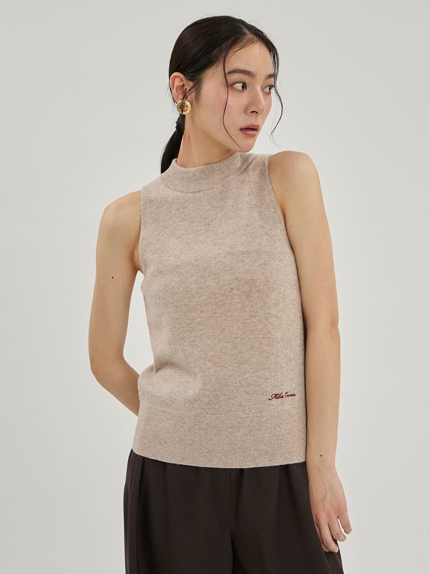 Mila Owen「wool100％アメスリタンクニットトップス」|ニット・セーター|