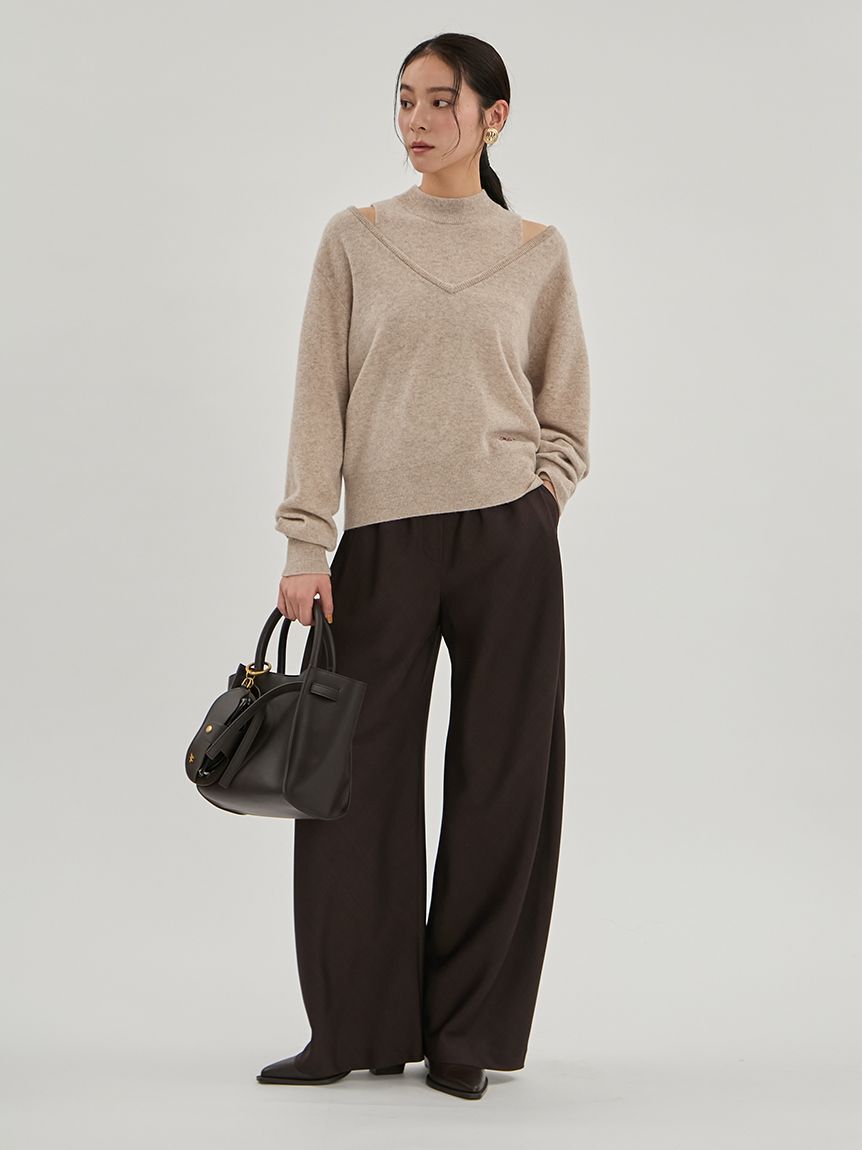 Mila Owen「wool100％アメスリタンクニットトップス」|ニット・セーター|