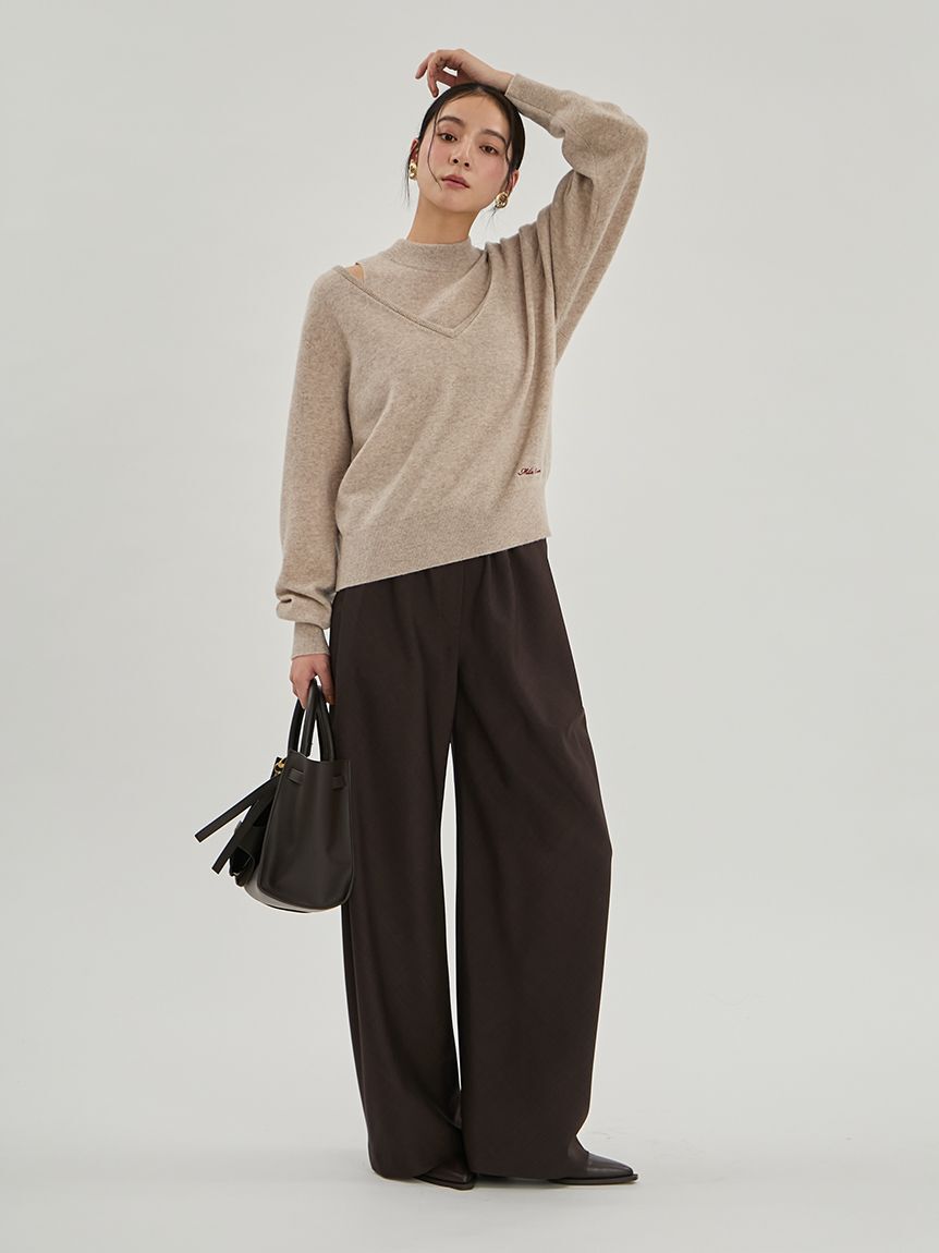 Mila Owen「wool100％アメスリタンクニットトップス」|ニット・セーター|