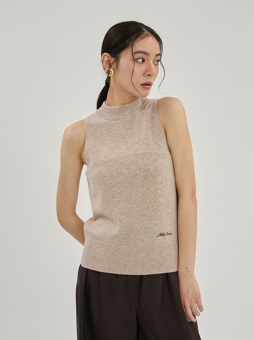 Mila Owen「wool100％アメスリタンクニットトップス」|ニット・セーター|BEG