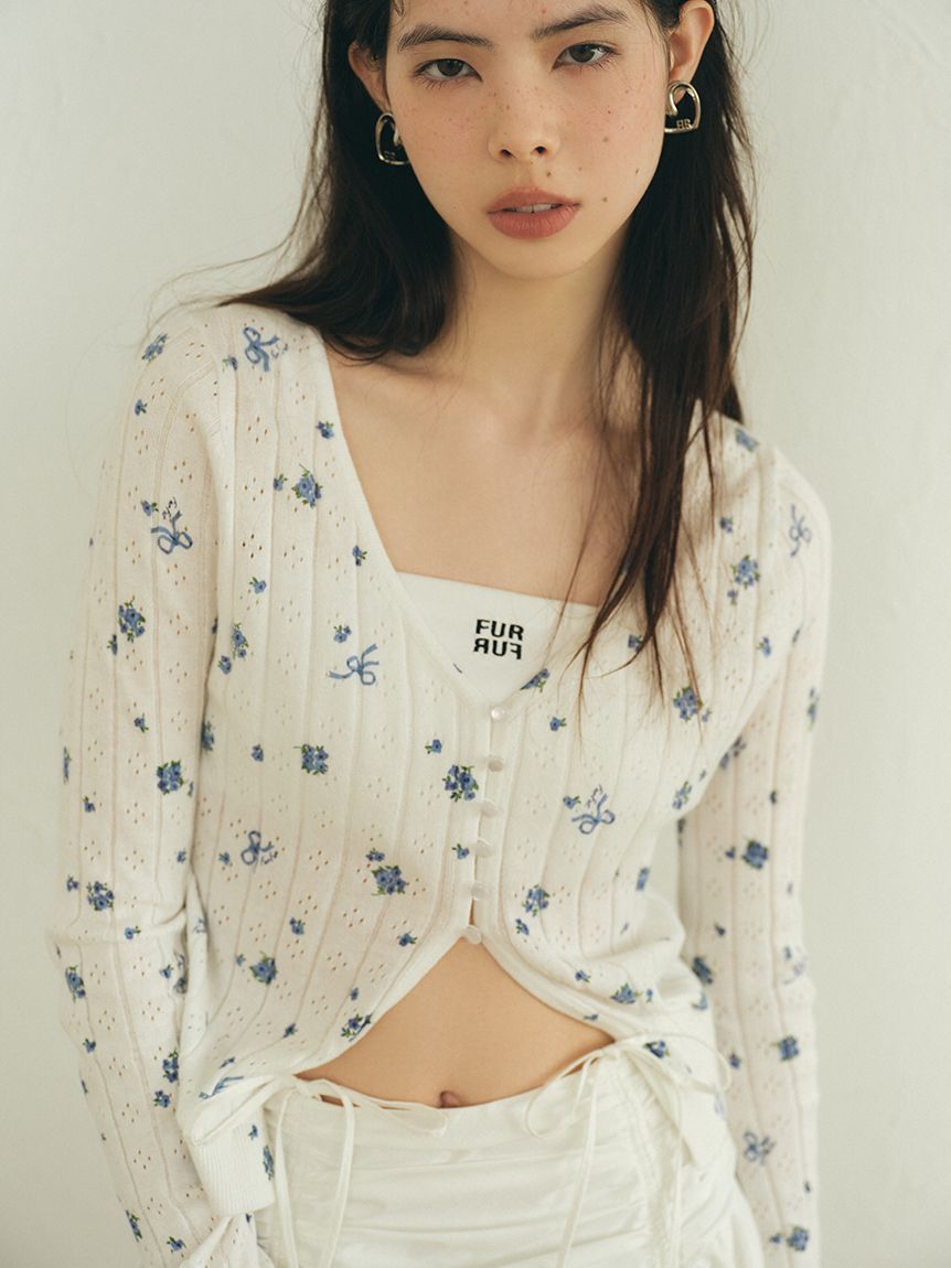 FURFUR「ロゴ刺繍バンドゥブラトップ」|インナー|