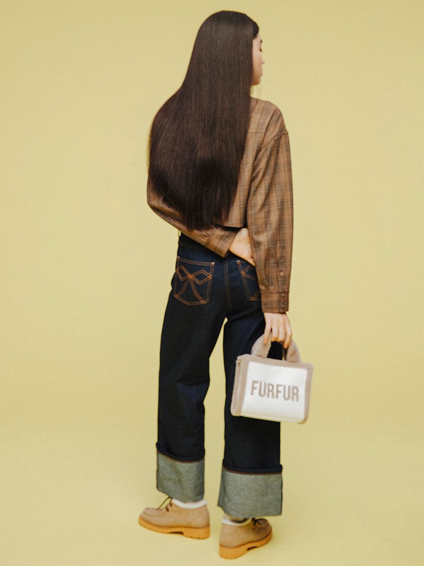 FURFUR「【WEB・一部店舗限定カラー】ムートンロゴトートバッグ」|トートバッグ|