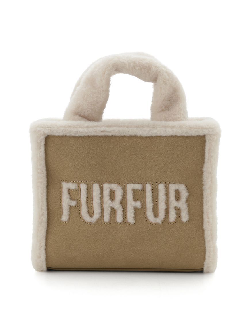 FURFUR「【WEB・一部店舗限定カラー】ムートンロゴトートバッグ」|トートバッグ|