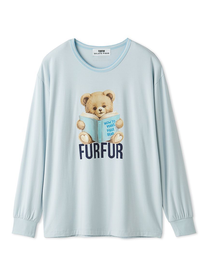 FURFUR「【FURFUR&times;gelato pique】ベアプリントロングスリーブＴシャツ」|ルームウェア|