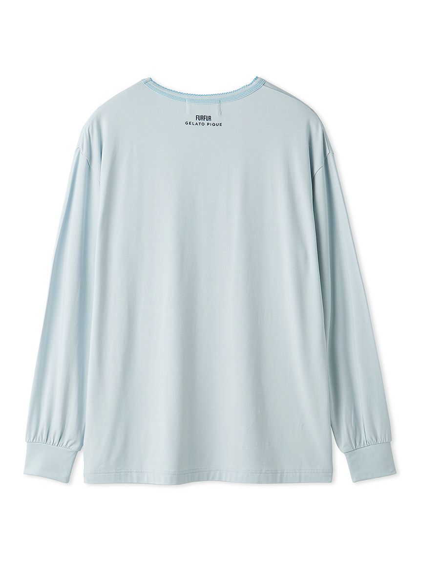 FURFUR「【FURFUR&times;gelato pique】ベアプリントロングスリーブＴシャツ」|ルームウェア|