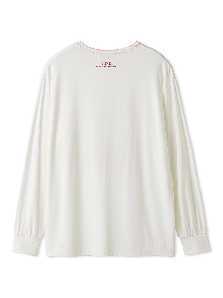 FURFUR「【FURFUR&times;gelato pique】ベアプリントロングスリーブＴシャツ」|ルームウェア|