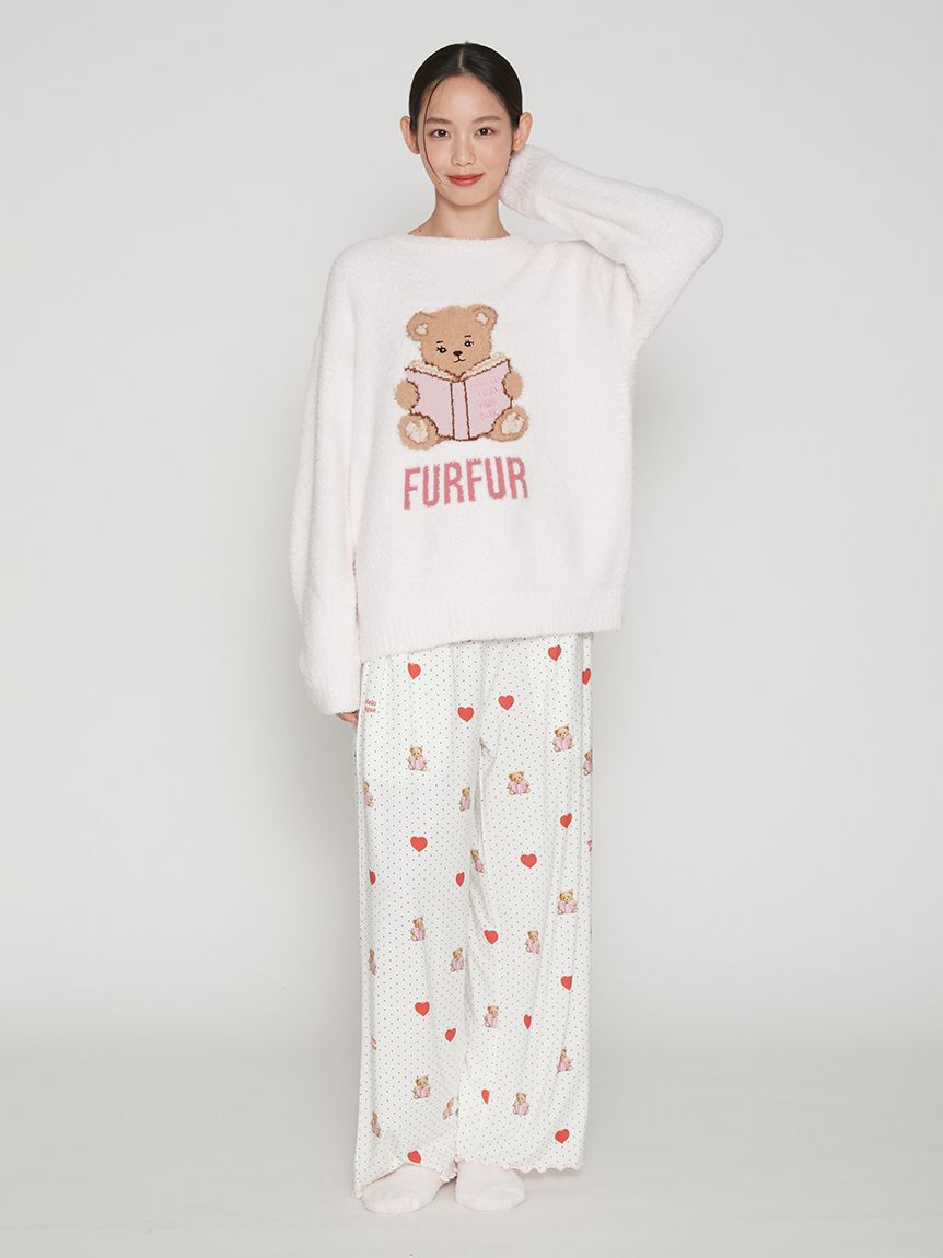 FURFUR「【FURFUR&times;gelato pique】パウダーベアモチーフルームソックス」|その他|