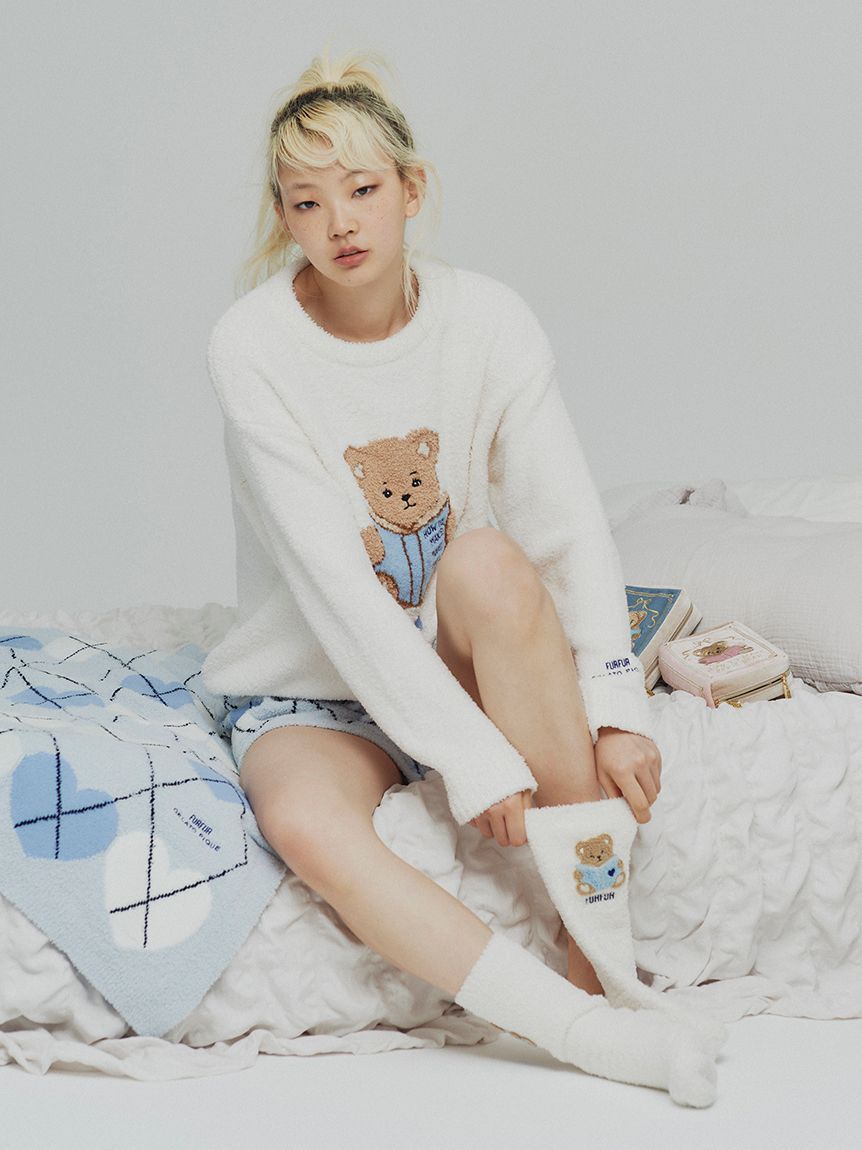 FURFUR「【FURFUR&times;gelato pique】パウダーベアモチーフルームソックス」|その他|