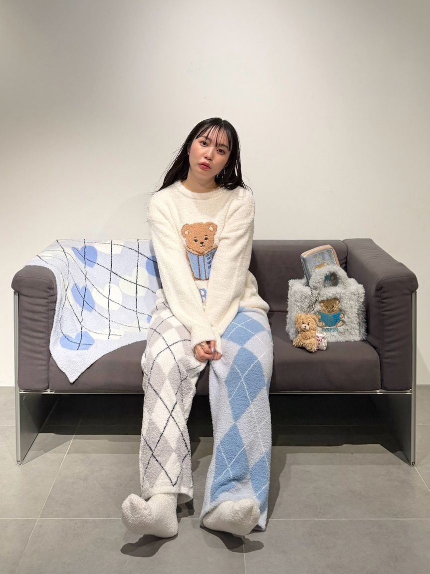 FURFUR「【FURFUR&times;gelato pique】ベビモコアーガイルミックスパンツ」|ルームウェア|
