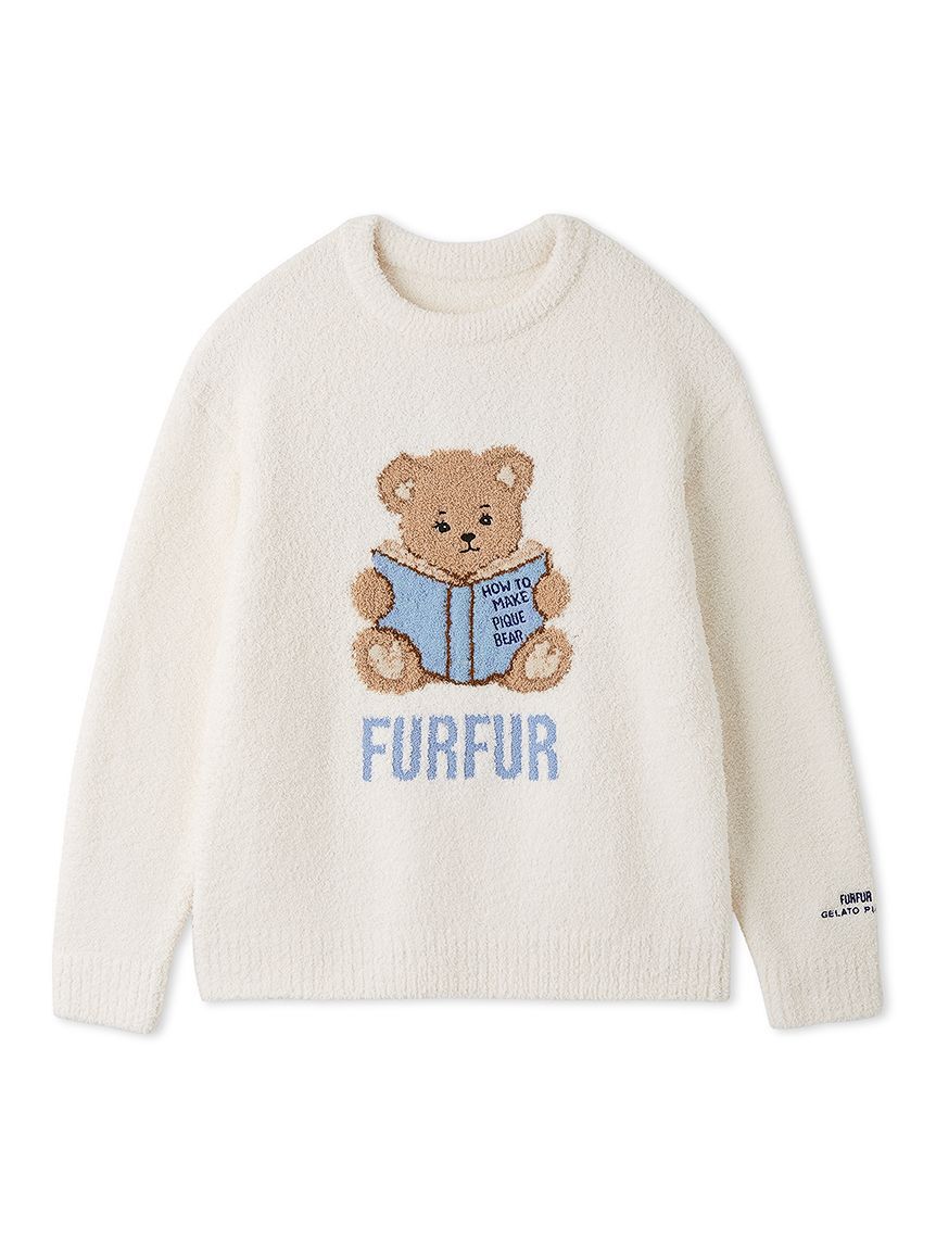 FURFUR「【FURFUR&times;gelato pique】パウダーベアジャガードプルオーバー」|ルームウェア|