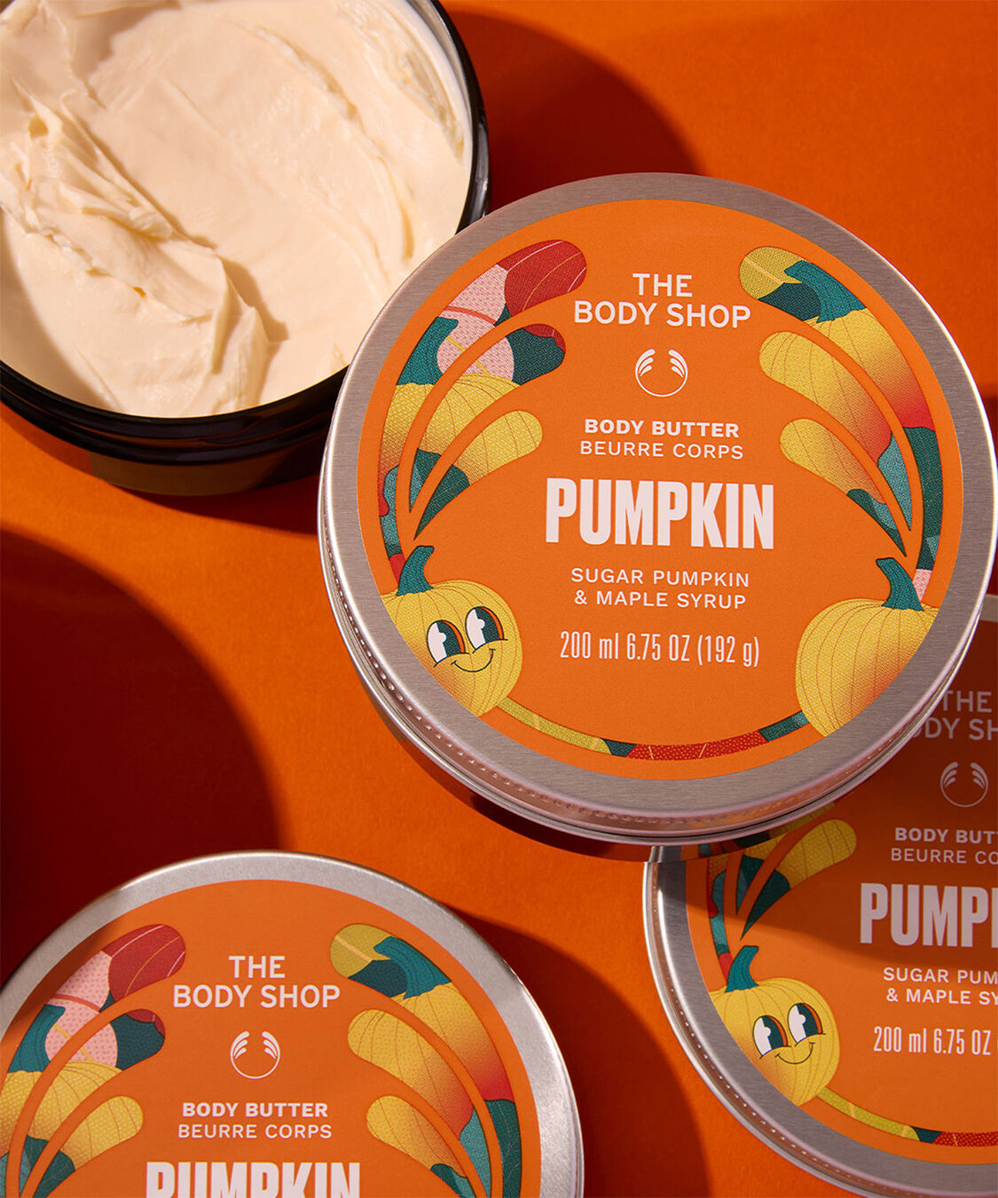 THE BODY SHOP「【数量限定】ボディバター パンプキン 200mL」|ボディ保湿|