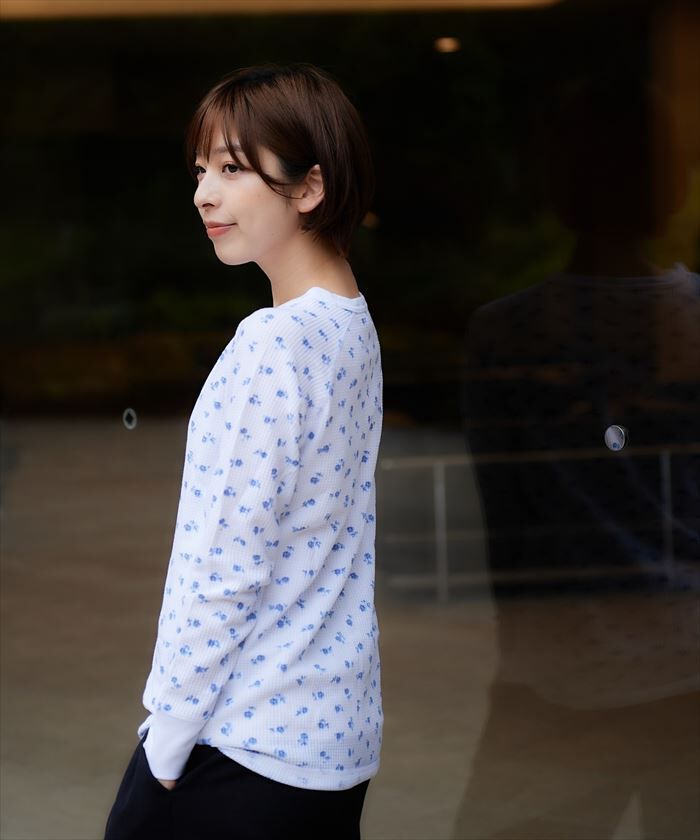 BACKYARD FAMILY「JEMORGAN サーマル 通販 ワッフル ロンT パックTシャツ JC091-59S」|Tシャツ・カットソー|