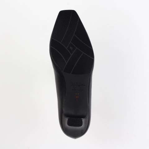 銀座かねまつ「LSBO2452BSSHPBLK　【防水】【本革】【Bワイズ】アクアベルスレンダーパンプス」|パンプス|