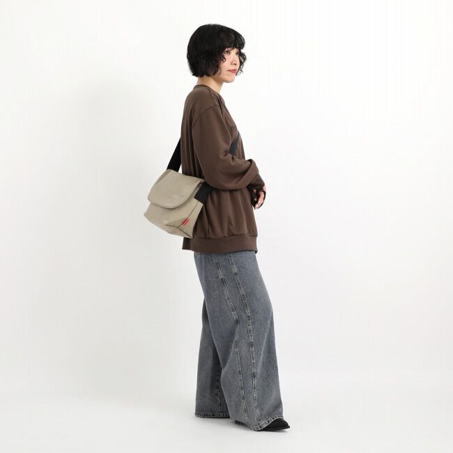 Manhattan Portage「NYLON MESSENGER BAG JR (SM) BP W/DIV MGNT NYLON TUSSAH QUILL」|ショルダー・メッセンジャー|