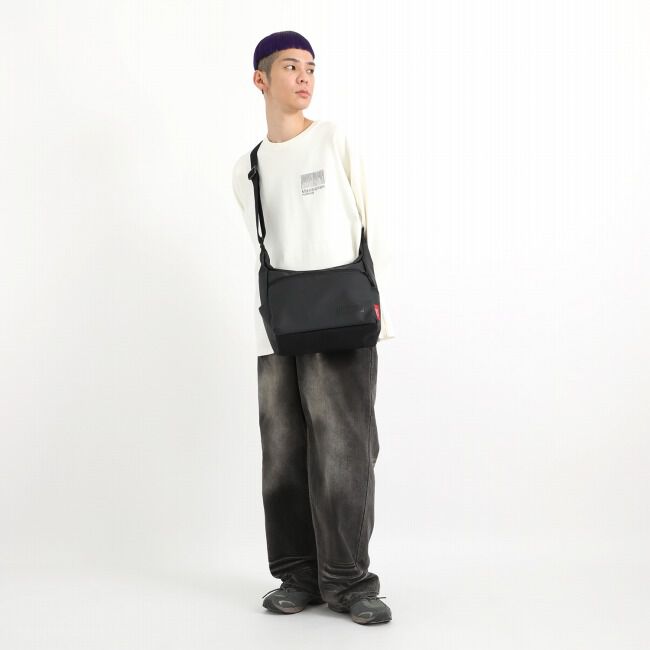 Manhattan Portage「BED-STUY SHOULDER BAG VEG LEATHER 600D HYDR」|ショルダー・メッセンジャー|