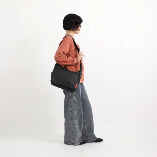Manhattan Portage「BED-STUY SHOULDER BAG VEG LEATHER 600D HYDR」|ショルダー・メッセンジャー|