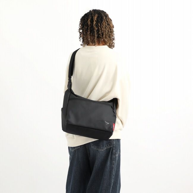 Manhattan Portage「BED-STUY SHOULDER BAG VEG LEATHER 600D HYDR」|ショルダー・メッセンジャー|