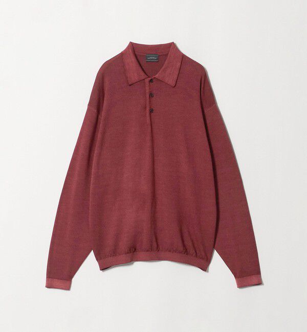 UNITED ARROWS green label relaxing「スノーダイ ウール ニット 長袖 ポロシャツ」|ニット・セーター|