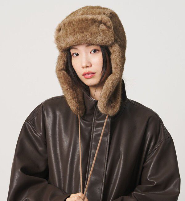 BEAUTY&YOUTH UNITED ARROWS「＜NEW ERA＞シャギー ニット トラッパー キャップ」|キャップ・キャスケット|MOCA
