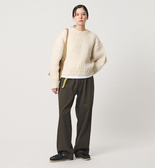 BEAUTY&YOUTH UNITED ARROWS「ジャンボスラブ クルーネック ニットプルオーバー」|ニット・セーター|