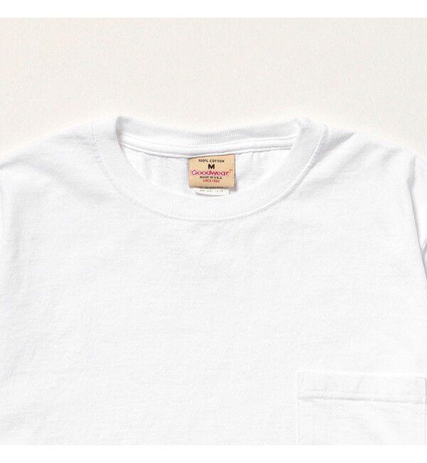 BEAMS SELECTION for WOMEN「【別注】Goodwear &times; BEAMS BOY / カスタム ビッグ 半袖 Tシャツ」|Tシャツ・カットソー|