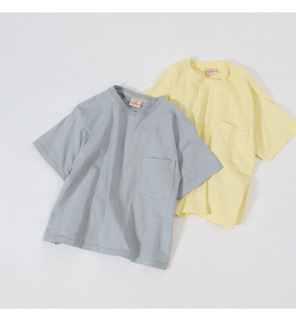 BEAMS SELECTION for WOMEN「【別注】Goodwear &times; BEAMS BOY / カスタム ビッグ 半袖 Tシャツ」|Tシャツ・カットソー|STEEL